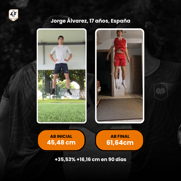 Jorge &Aacute;lvarez: Abalakov de 45,48 a 61,64 cm tras 90 d&iacute;as en el programa MVP-90